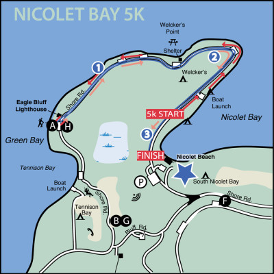 Door County Half Marathon & Nicolet Bay 5K photo 12