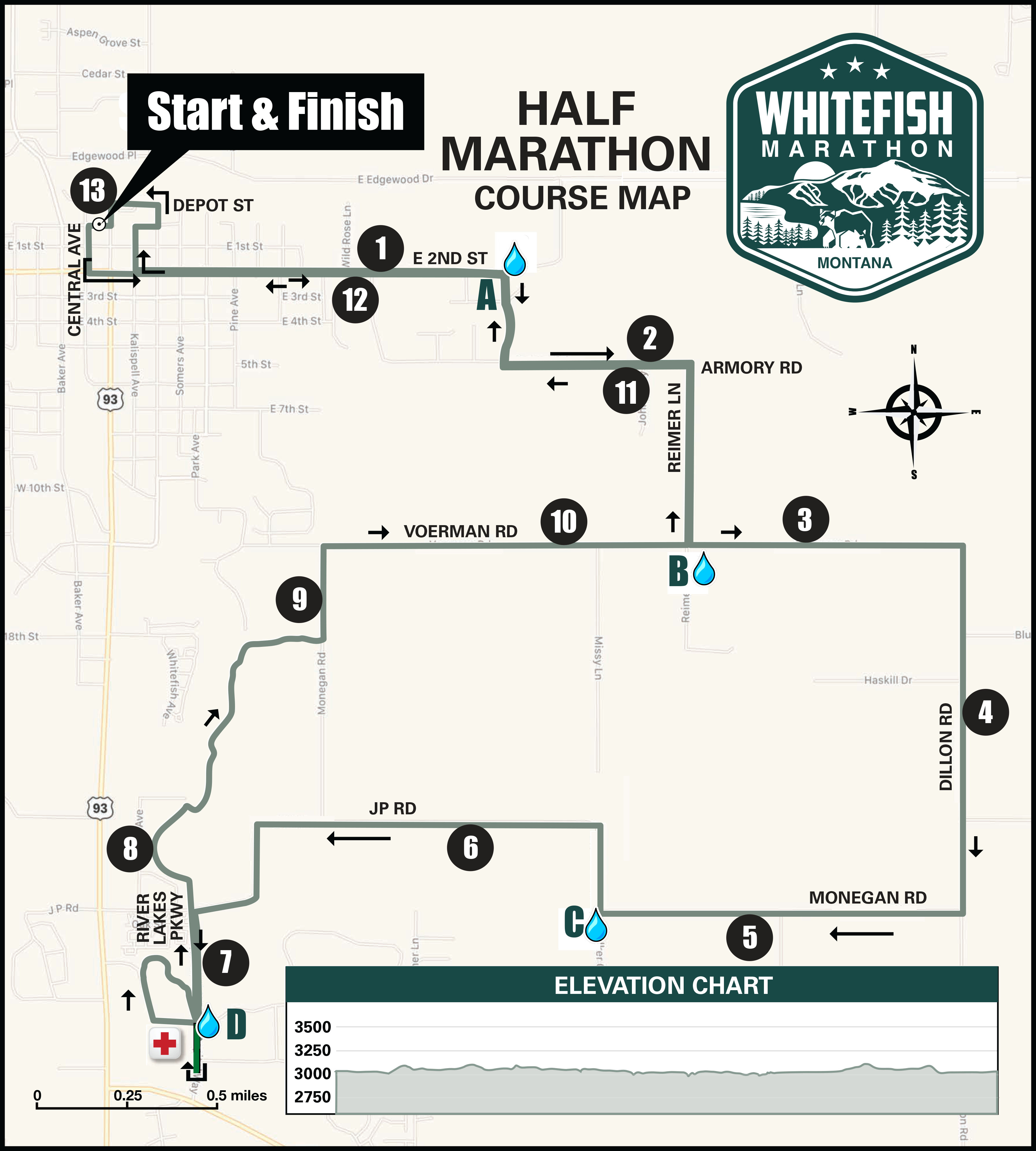 Whitefish Marathon, Half Marathon & 5K Presented by Hammer Nutrition photo 4
