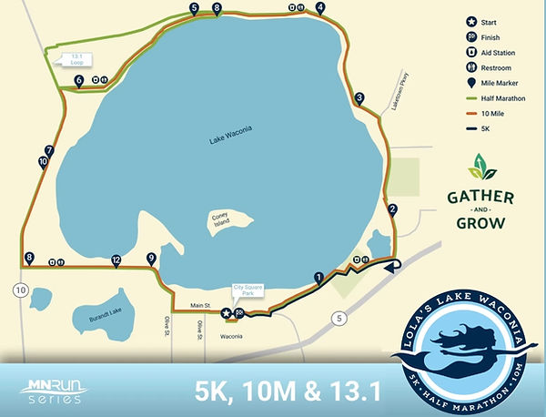 Lola's Lake Waconia Half Marathon photo 2