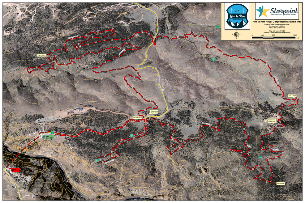 Rim to Rim Royal Gorge Races: 5K Road Run, Trail 8 Mile, Trail Half Marathon photo 9