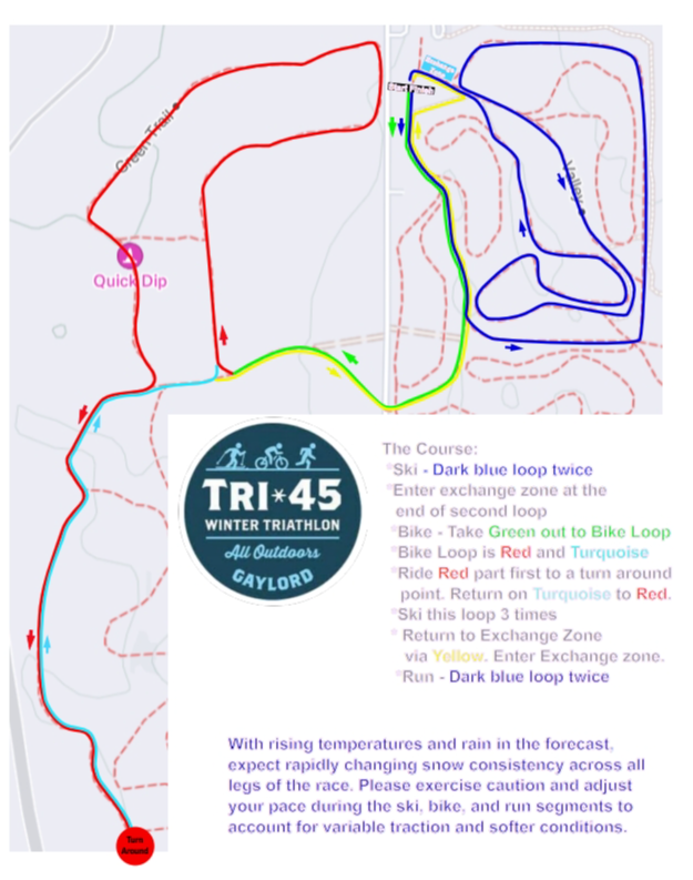 2027 Gaylord All Outdoors Tri 45 Winter Triathlon photo 1