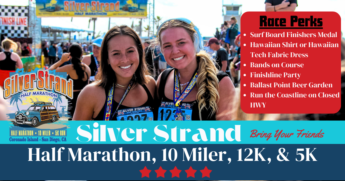 2026 Silver Strand Veterans Day Half Marathon, 10 Miler, 12K & 5K - San Diego photo 8
