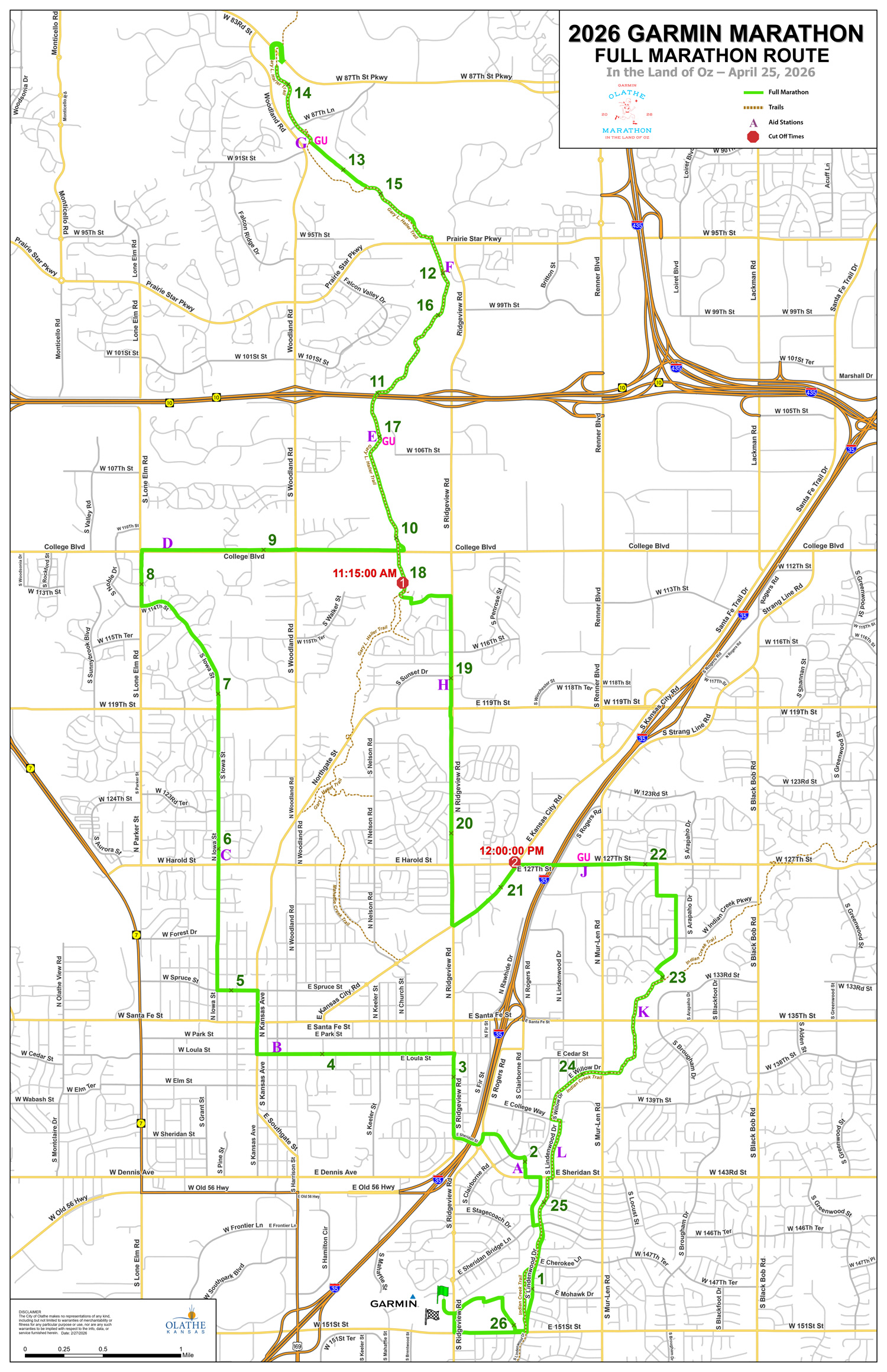 Garmin Olathe Marathon, Half Marathon and 10K in the land of Oz photo 8