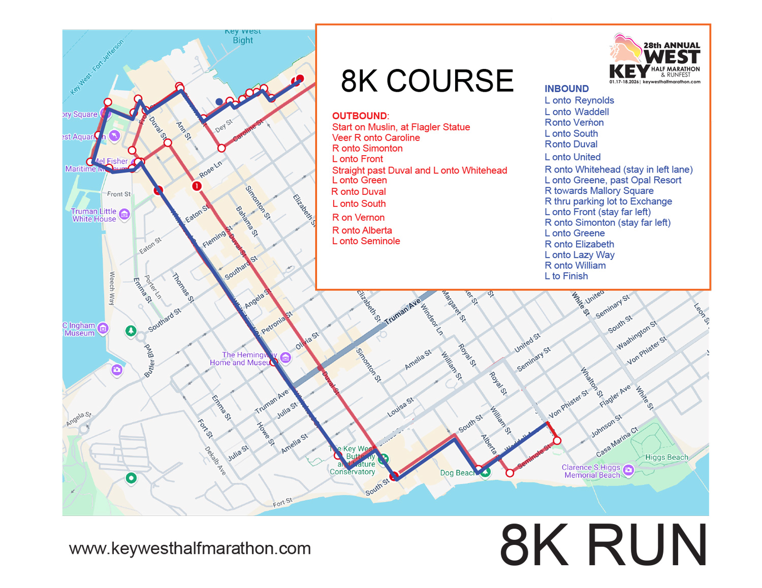 Key West Half Marathon & 5K, 8K, 10K, Rum Stroll & Beer Mile photo 11