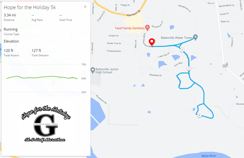 Hope for the Holiday Half Marathon and 5k in Memory of Garrett Yeager photo 4