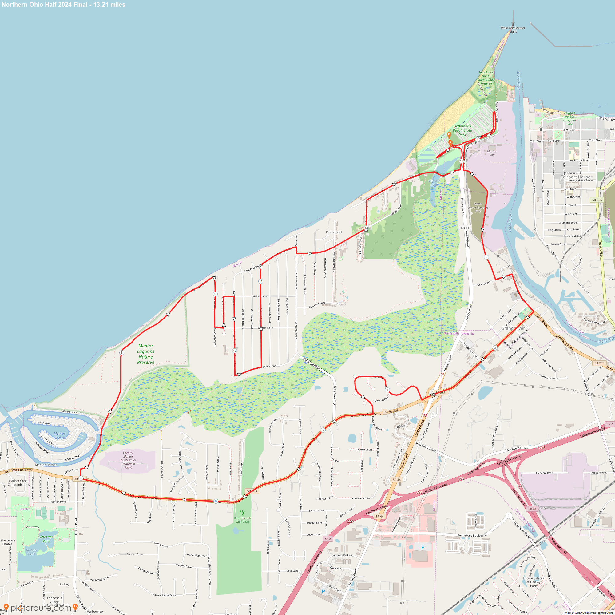 Northern Ohio Half Marathon, 2-Person Relay, & 5K photo 1