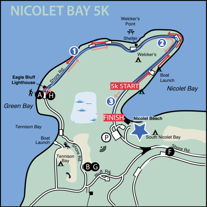Door County Half Marathon & Nicolet Bay 5K photo 11