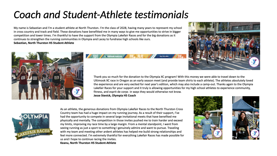 Olympia Lakefair Races - Half Marathon, 8K & 3K photo 1